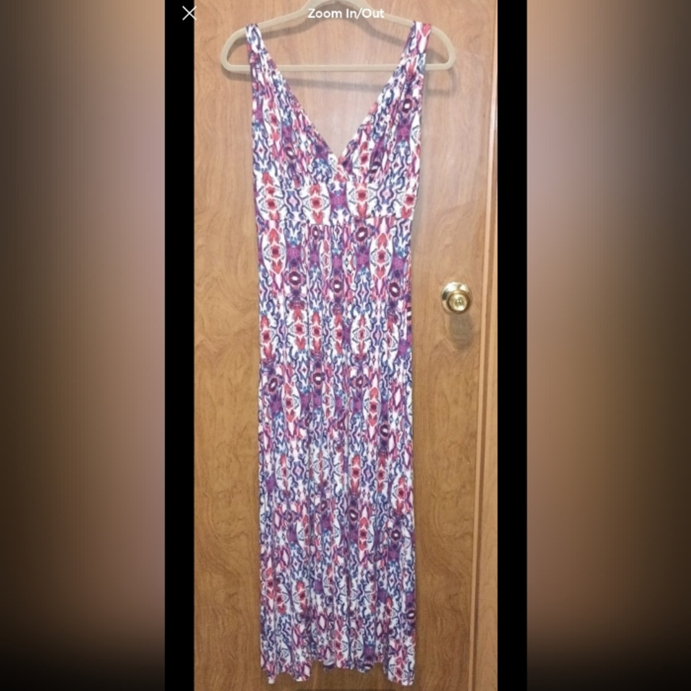 Loveappella Sleeveless Tank Maxi Dress Long Boho Spring Summer Beach Med Petite